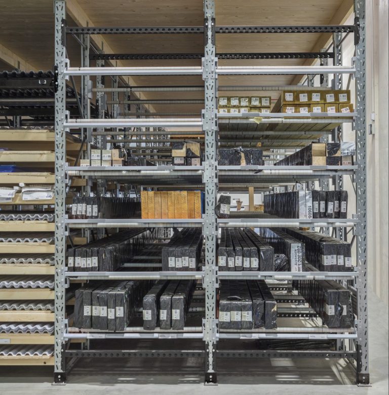 Laminated timber product racking | EAB